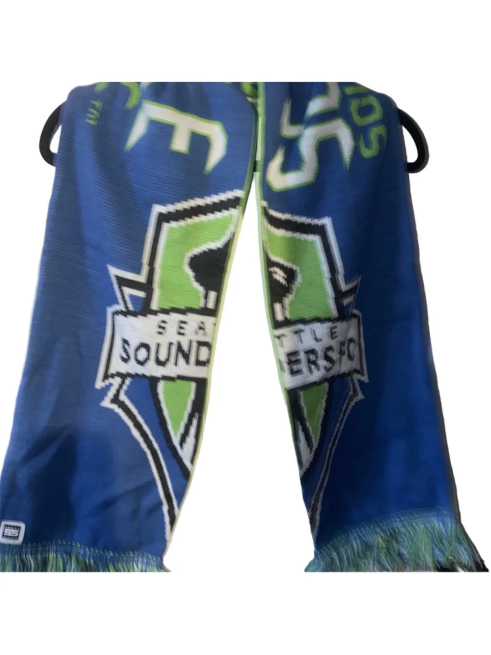 Adidas Seattle Sounders Football Club Blue Green Scarf